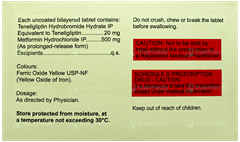 Tenelicoz M 500 Tablet 15